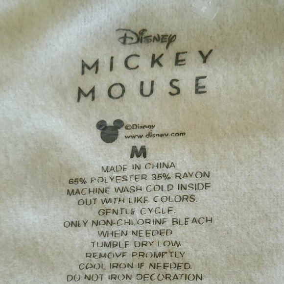 Disney Mickey Mouse Cartoon Graphic Sweatshirt Size M NEW - Picture 10 of 10